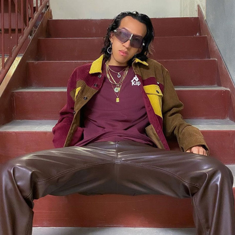 Bold Curved Color Tinted Lens Premium Metal Accent Shield Sunglasses D096