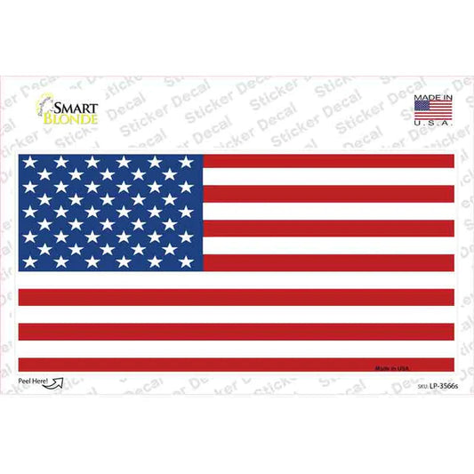 American Flag Novelty Large Decal