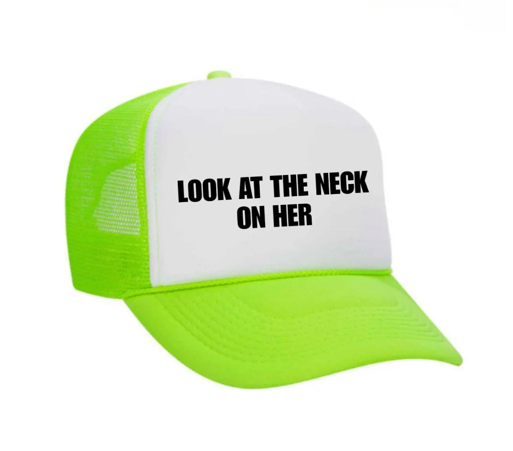Look At The Neck On Her Trucker Hat