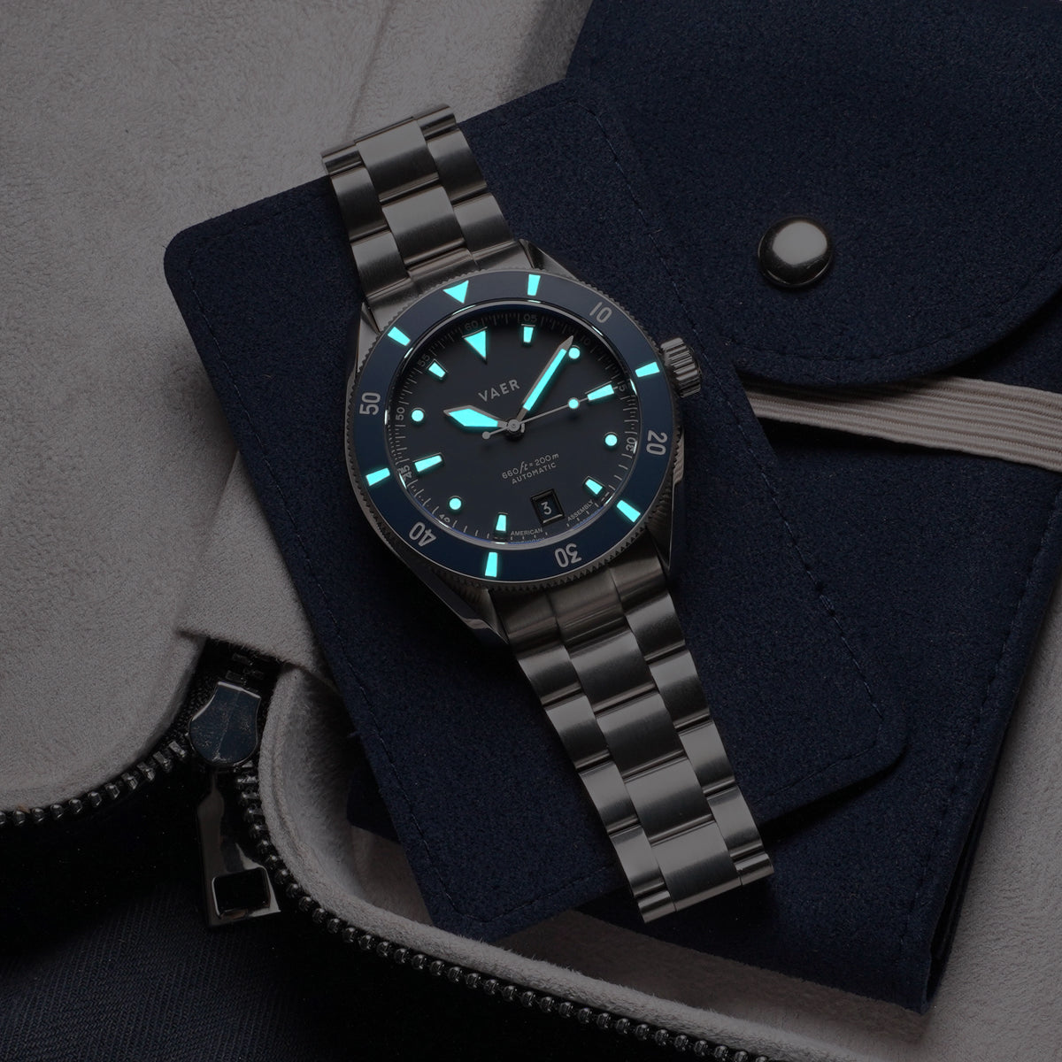 D5 Meridian Navy Auto - 39mm USA