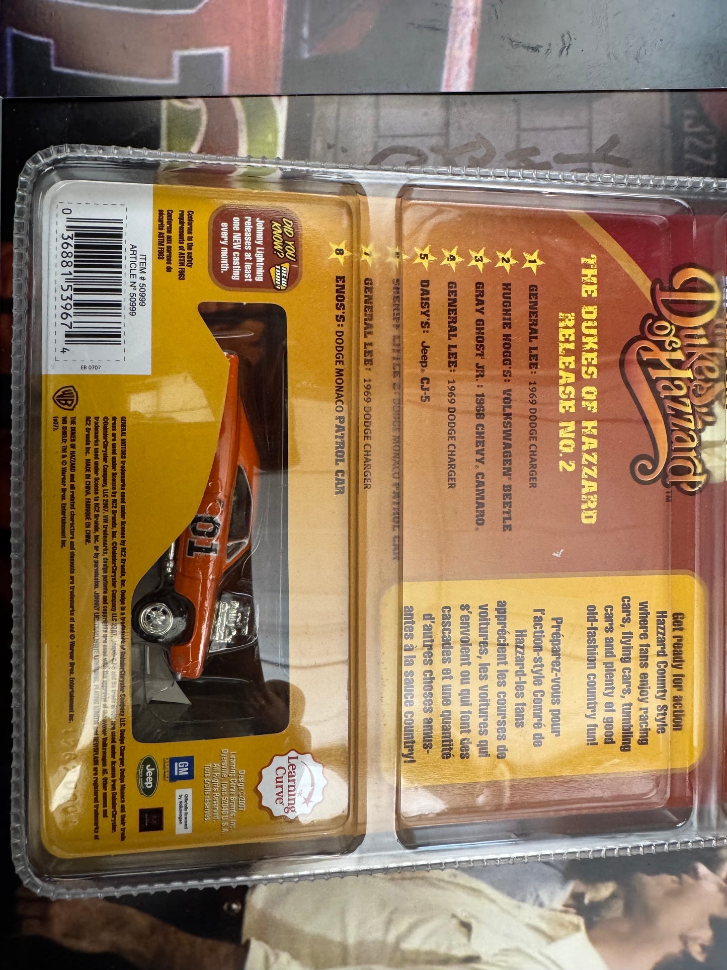 1:64 General Lee Zingers Johnny Lightning Series 2