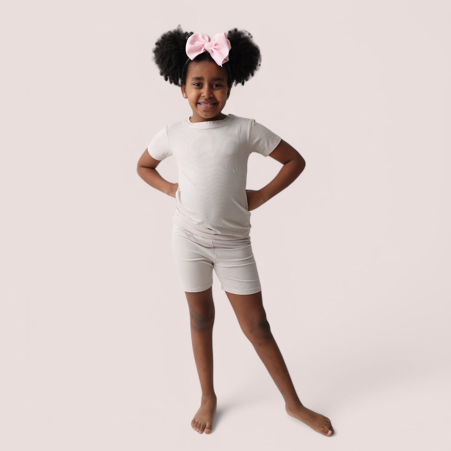 TOTALLY TAN RIB DREAM SHORT SET