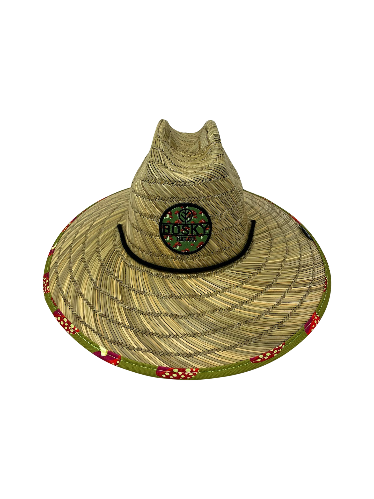 Mushroom Forest Straw Lifeguard Hat