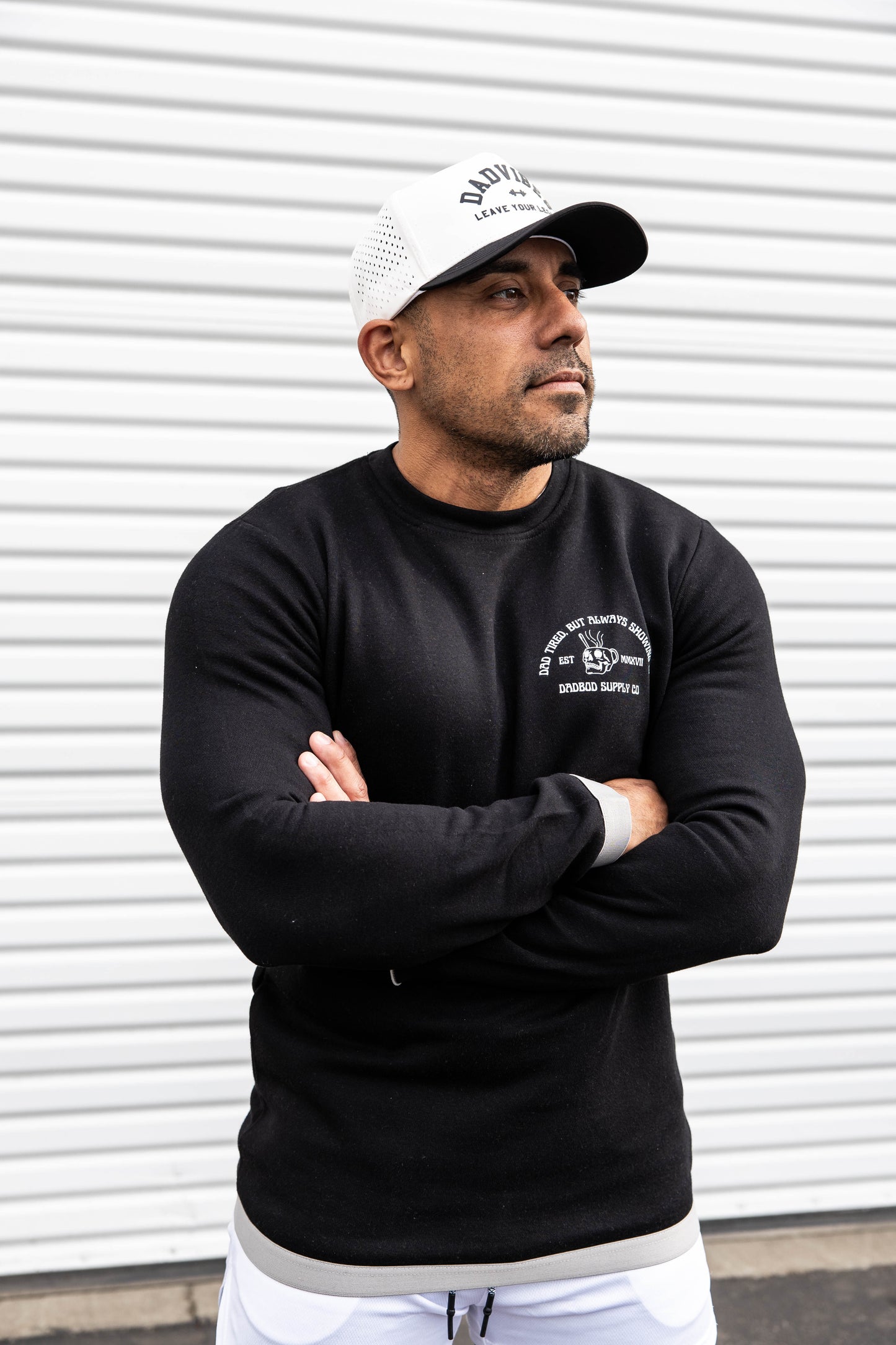 Dad Tired Crew Neck Sweatshirt