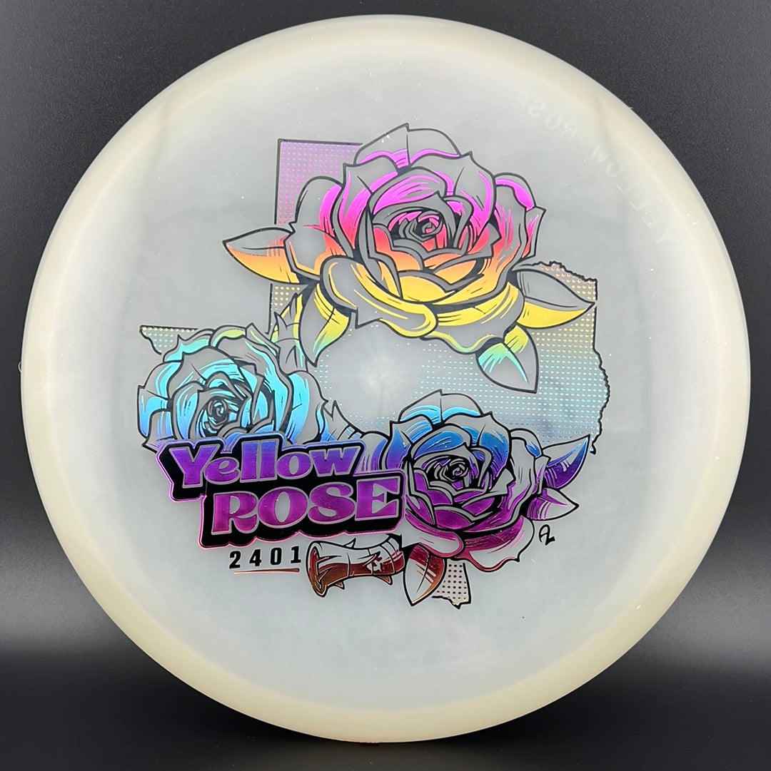 Alpha Glow Yellow Rose - First Run