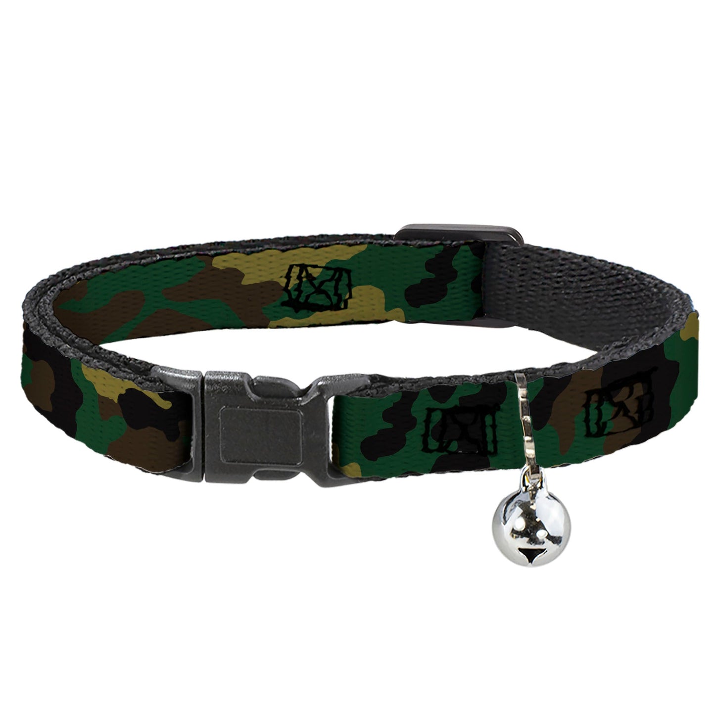 Cat Collar Breakaway - Camo Olive