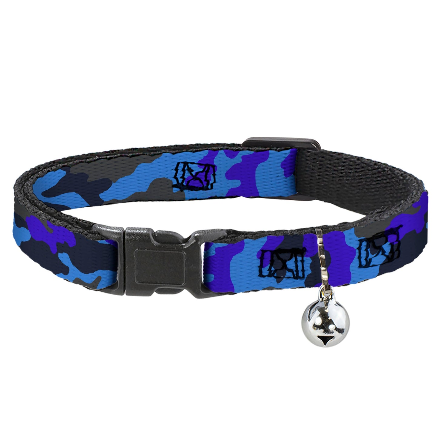Cat Collar Breakaway - Camo Blue