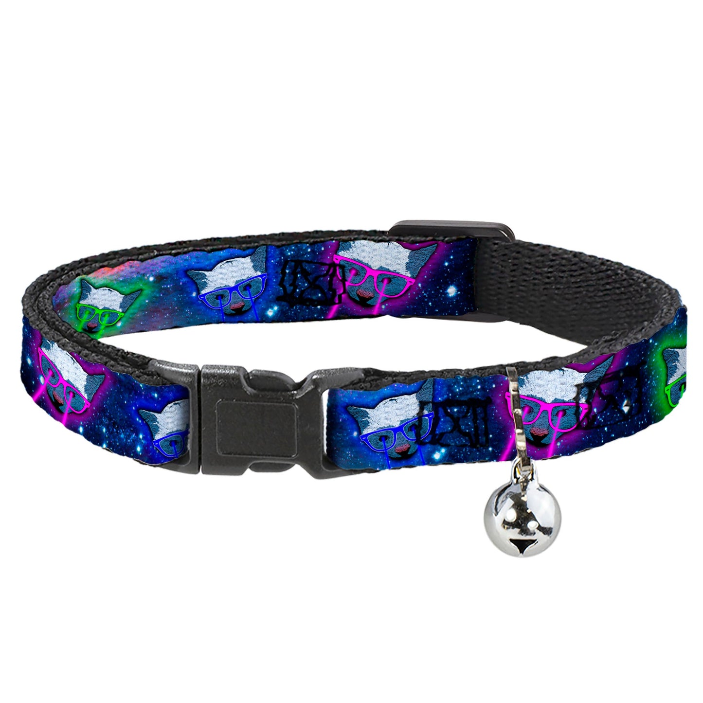 Cat Collar Breakaway - Laser Eye Cats in Space