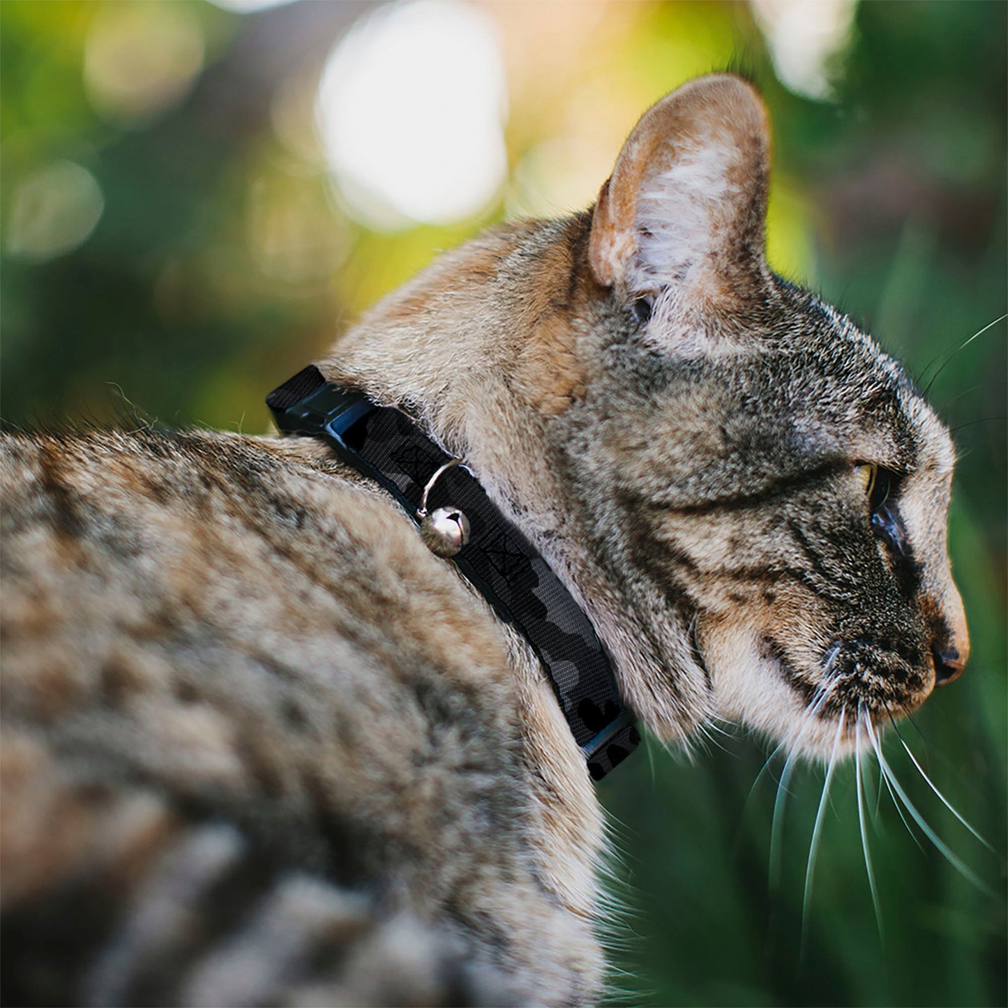 Cat Collar Breakaway - Camo Charcoal