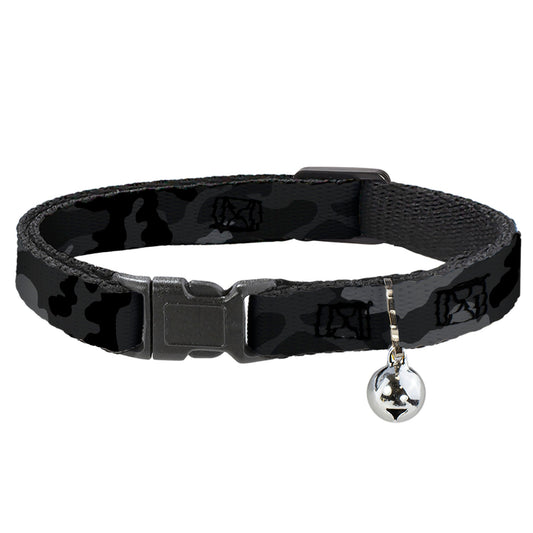 Cat Collar Breakaway - Camo Charcoal