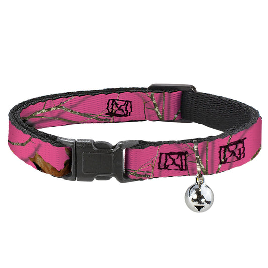 Cat Collar Breakaway - Mossy Oak Country Roots Camo Fuchsia