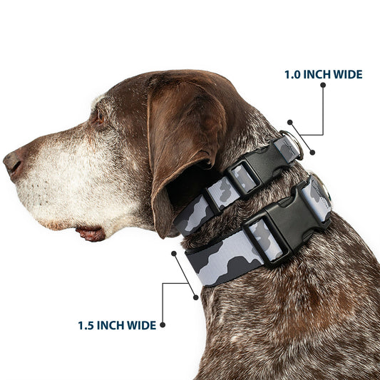 Plastic Clip Collar - Camo White