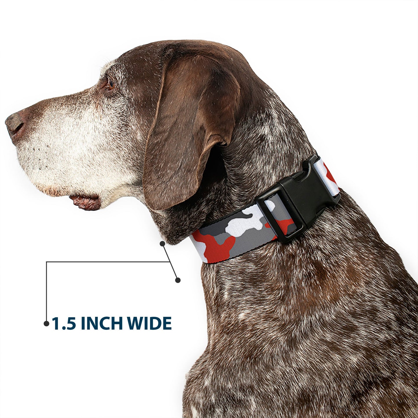 Plastic Clip Collar - Camo Orange