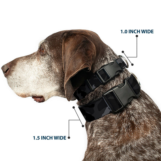 Plastic Clip Collar - Camo Charcoal