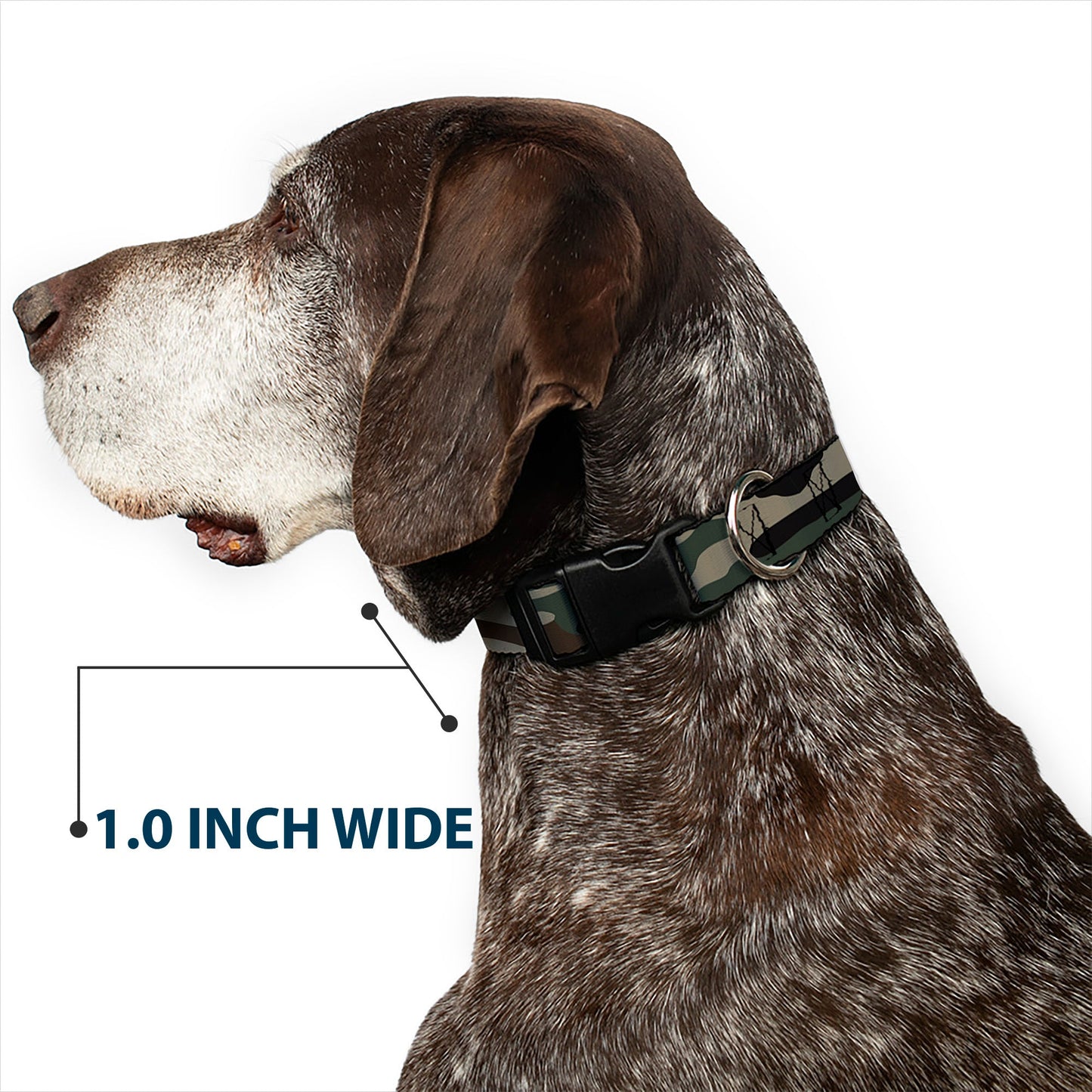 Plastic Clip Collar - Camo Olive3