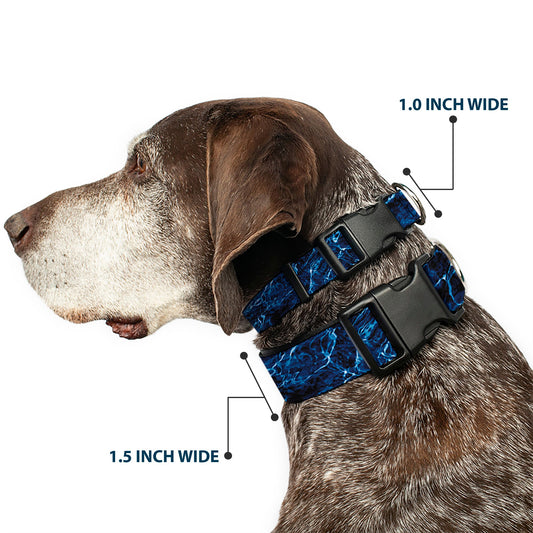 Plastic Clip Collar - Mossy Oak Elements Marlin Agua Camo Blue