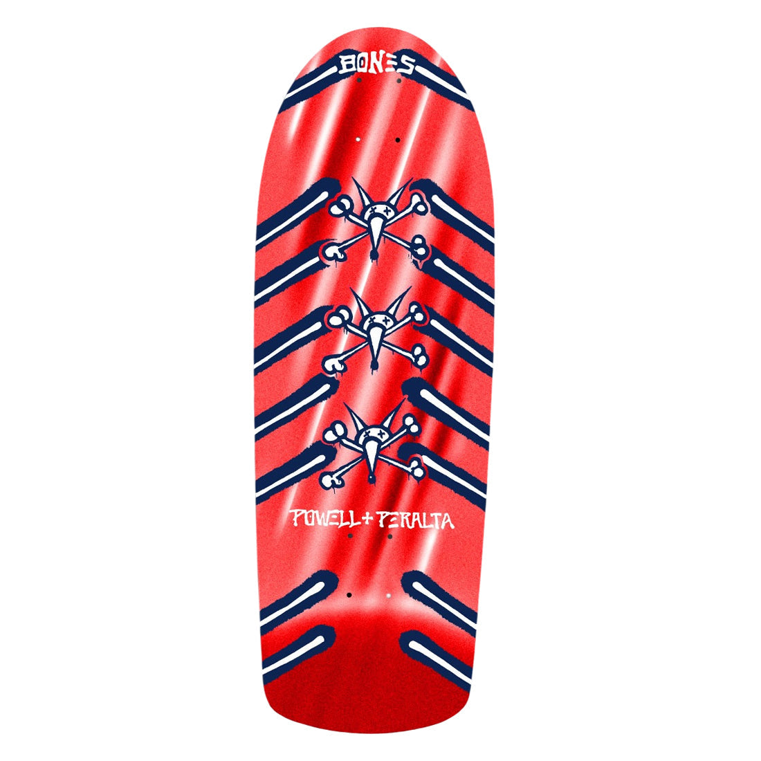 Powell Peralta OG Rat Bones Skateboard Deck - 10″ Red Foil