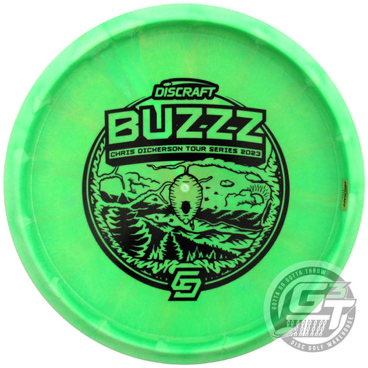Discraft Limited Edition 2023 Tour Series Chris Dickerson Understamp Swirl ESP Buzzz Midrange Golf Disc