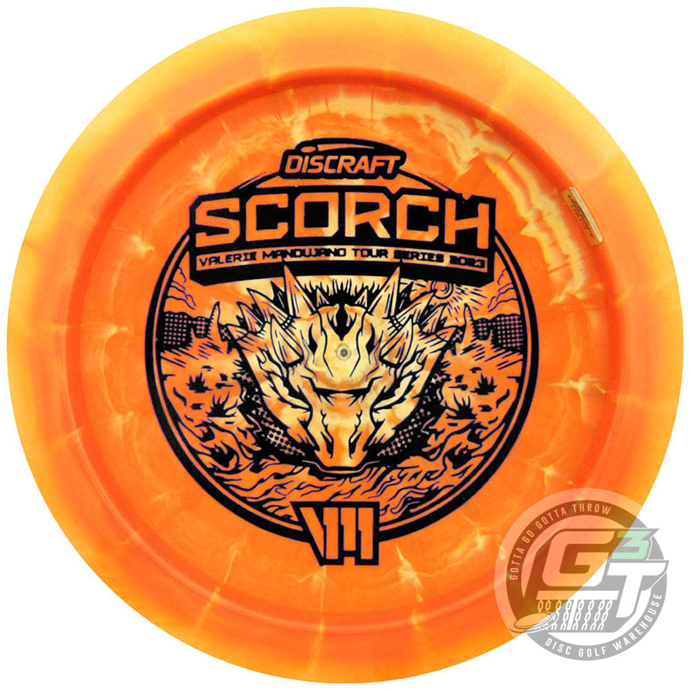 Discraft Limited Edition 2023 Tour Series Valerie Mandujano Understamp Swirl ESP Scorch Distance Driver Golf Disc