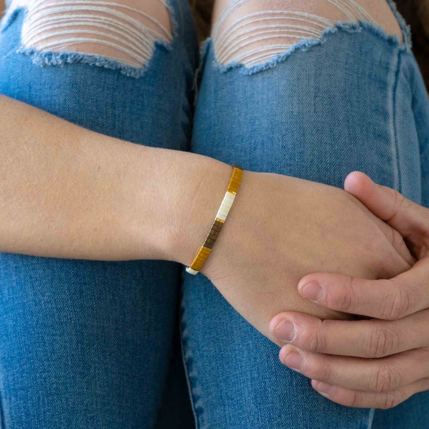 DESERT SANDS - Tila Bead Bracelet | Single