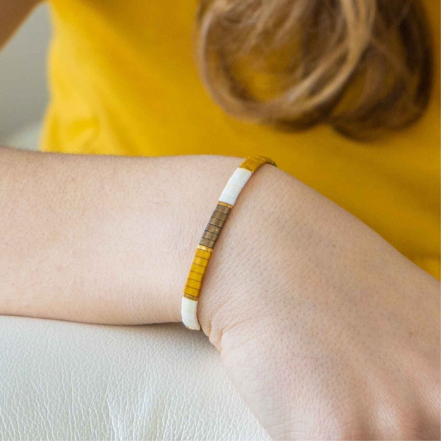 DESERT SANDS - Tila Bead Bracelet | Single