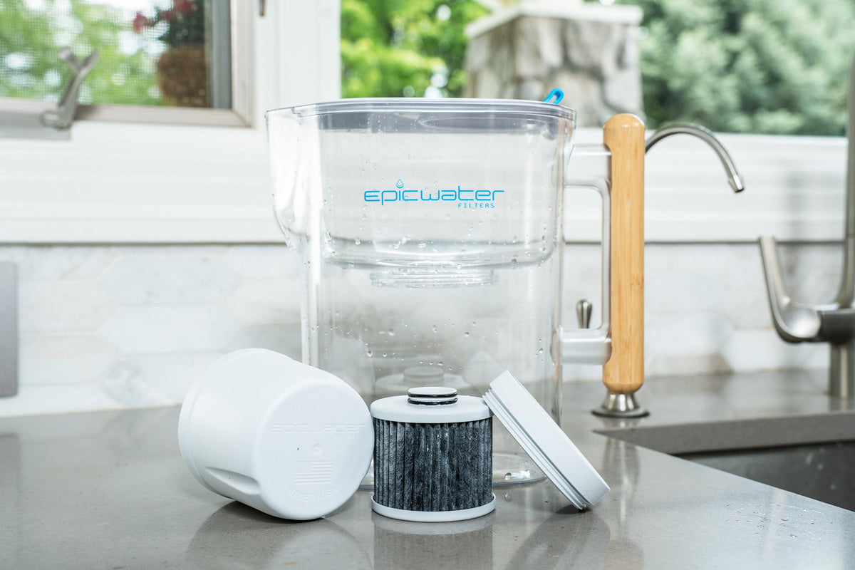 Pure XP Water Filter Pitcher | Reduces Fluoride, PFAS, & Parasites