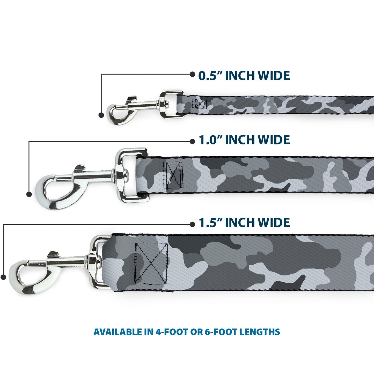 Dog Leash - Camo White