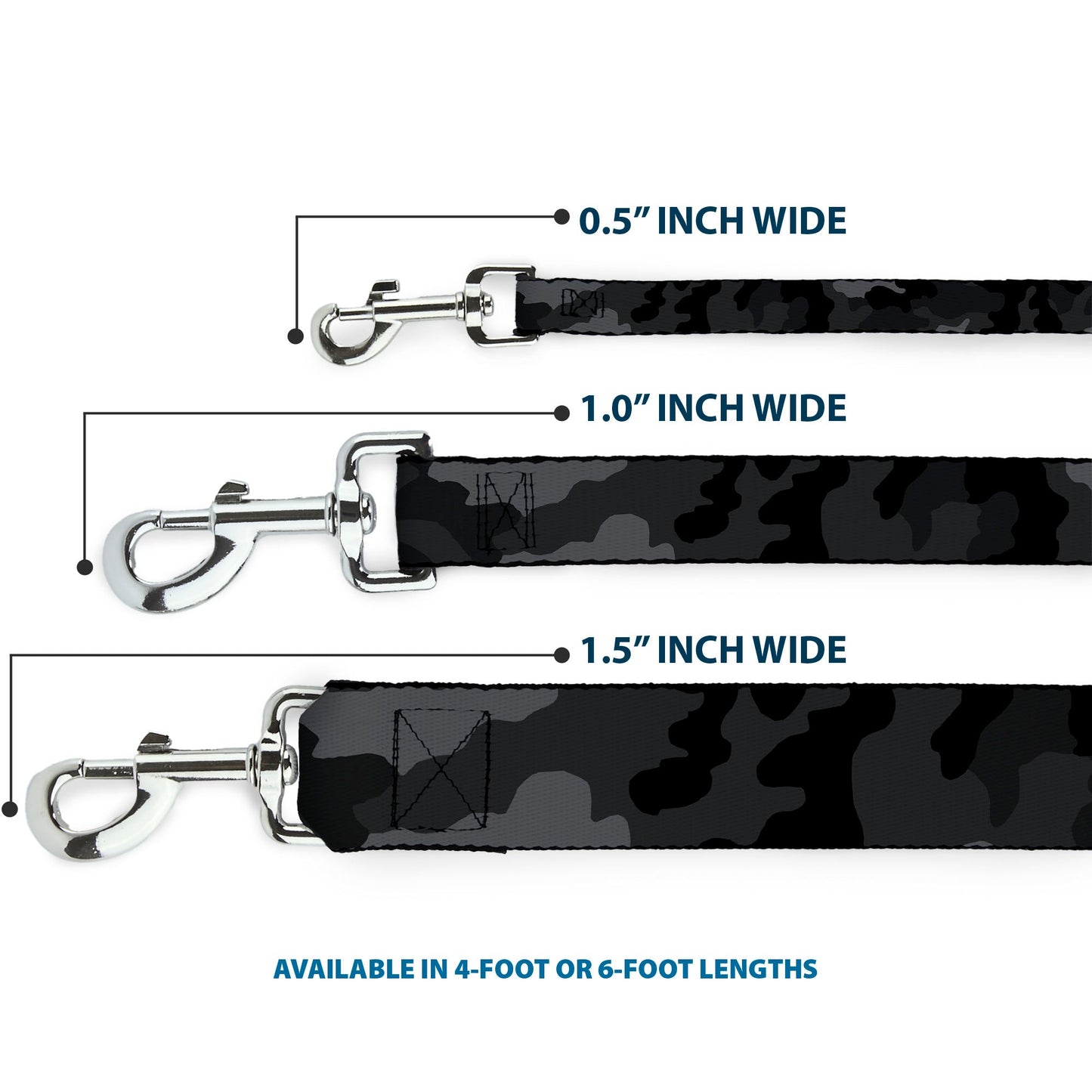 Dog Leash - Camo Charcoal