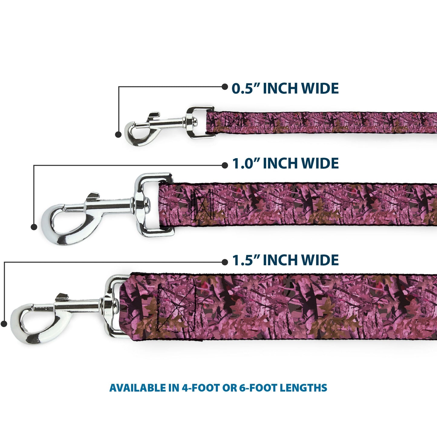 Dog Leash - Hunting Camo Pinks