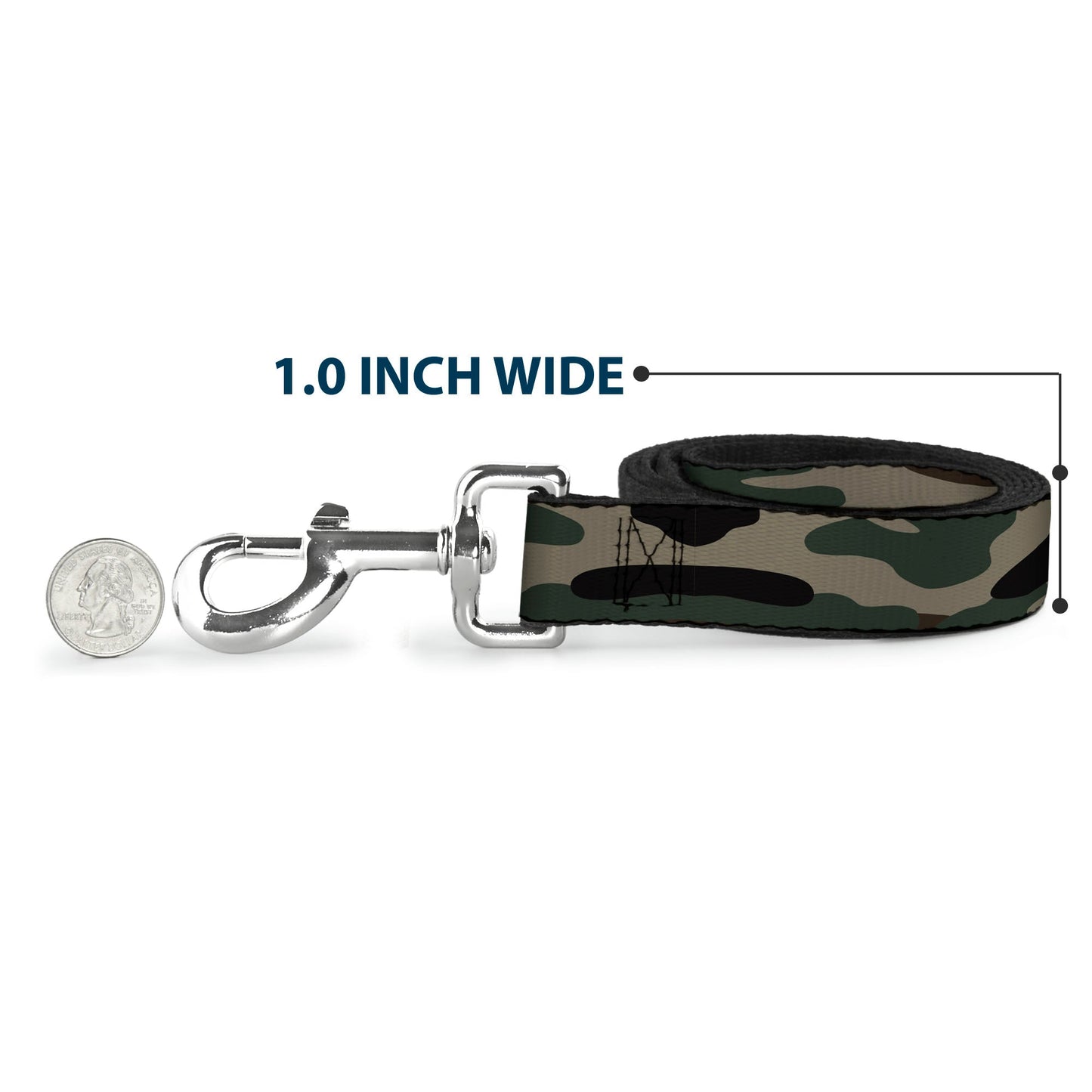 Dog Leash - Camo Olive3