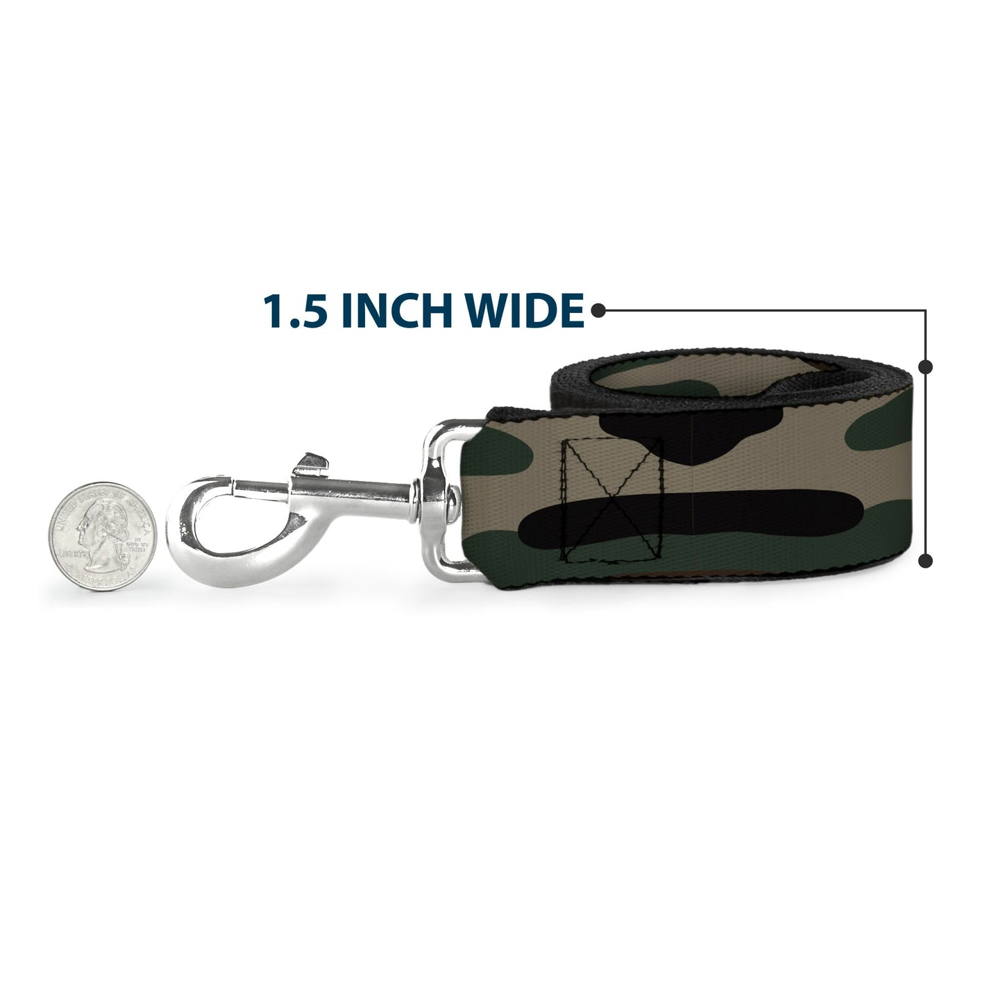 Dog Leash - Camo Olive3