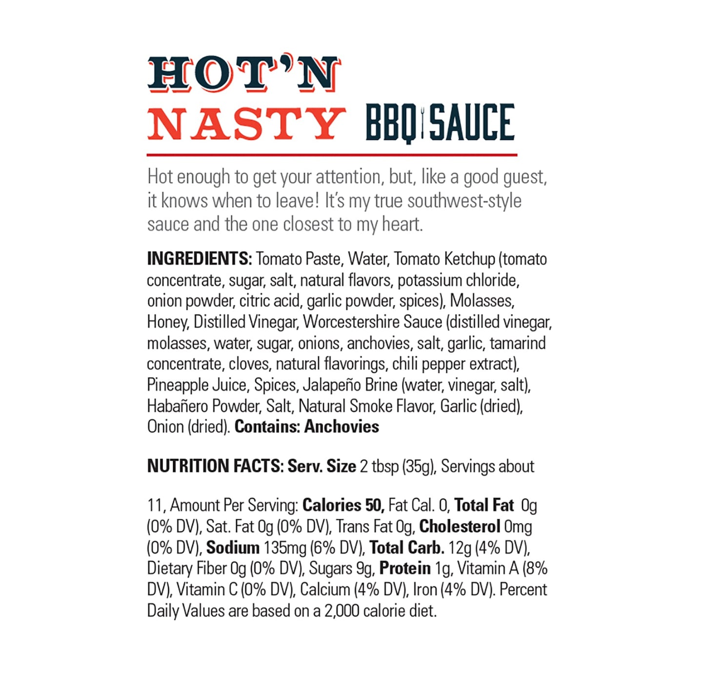 Hot 'n Nasty<sup>®</sup> Sauce