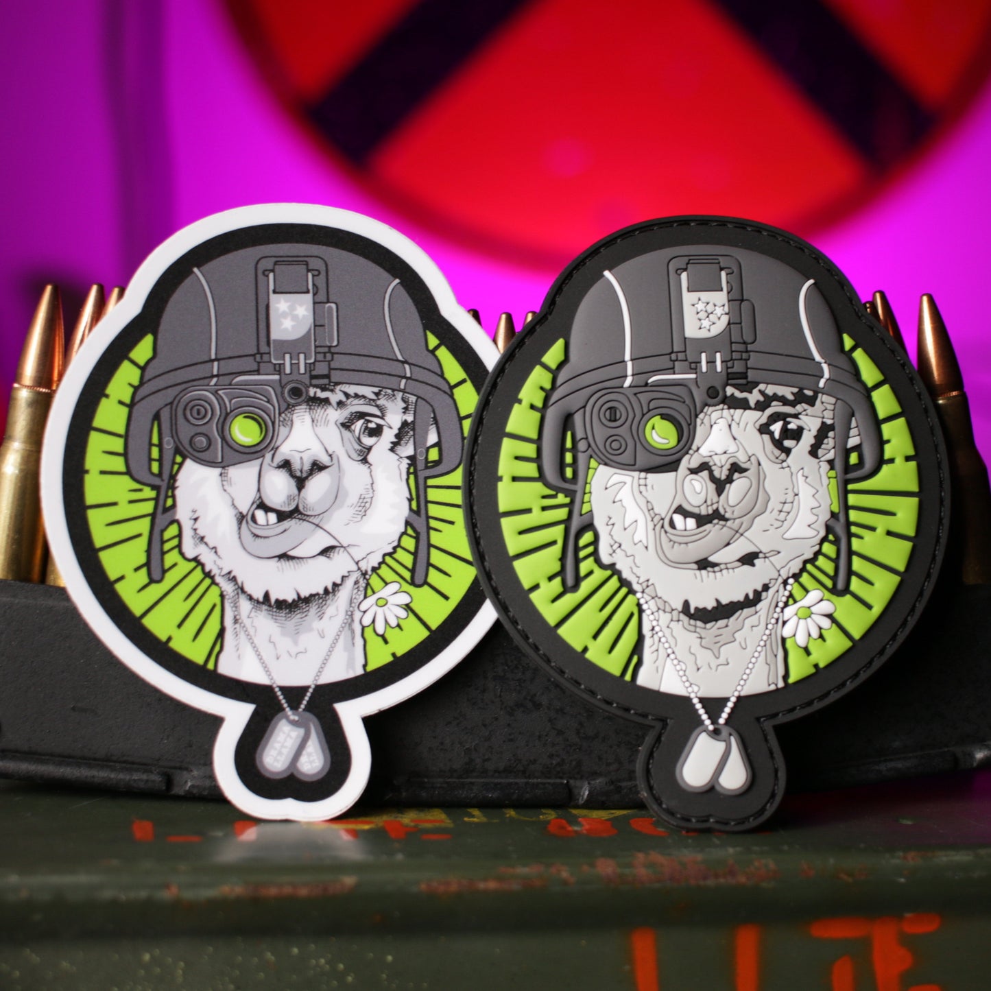 DRAMA LLAMA GO! PATCH & DECAL COMBO
