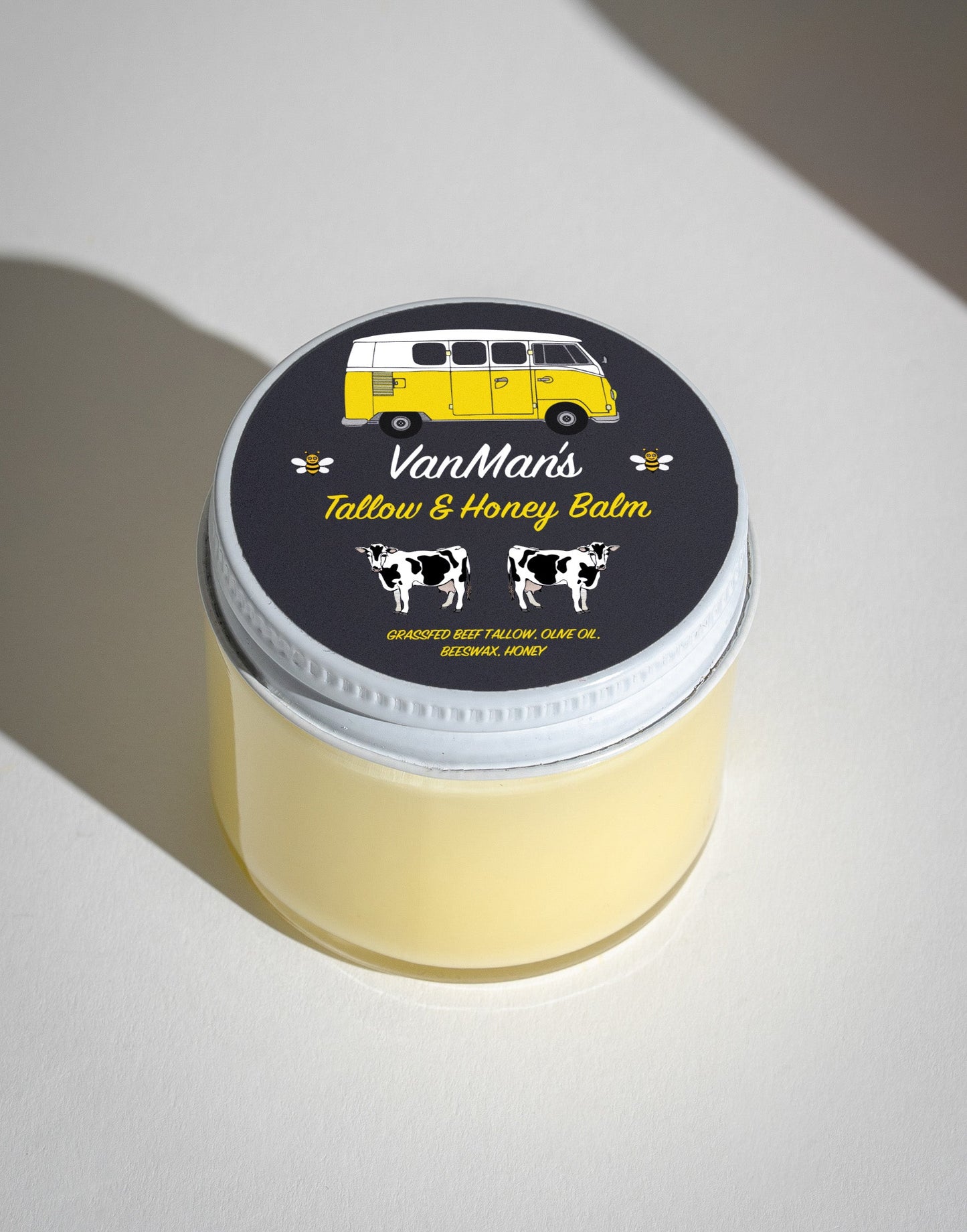 *No Essential Oils* VanMan's Tallow & Honey Balm - Classic