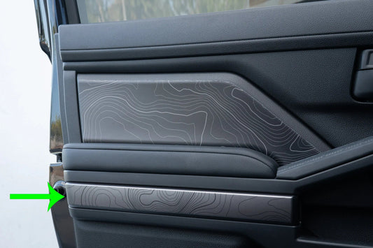 Door Topographic Map Overlays - *2025+ 4Runner