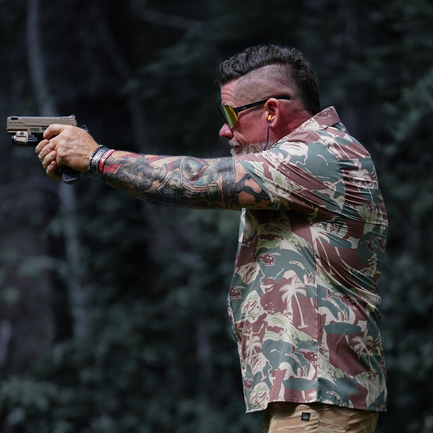 Brushstroke Button-up