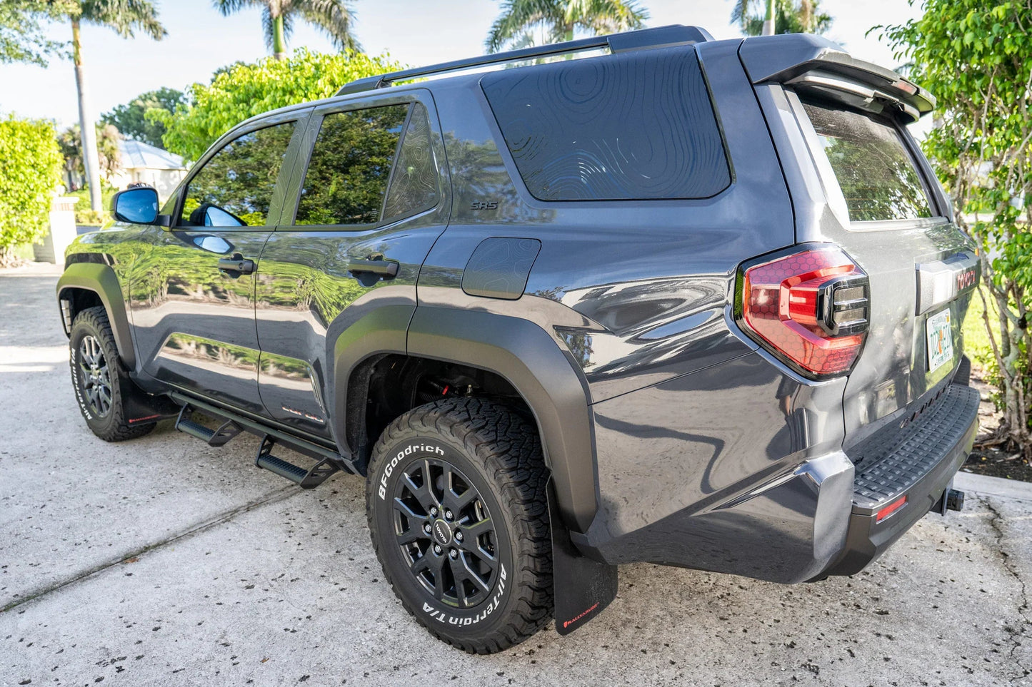Topographic Map Fuel Door Overlay - 2025+ 4Runner