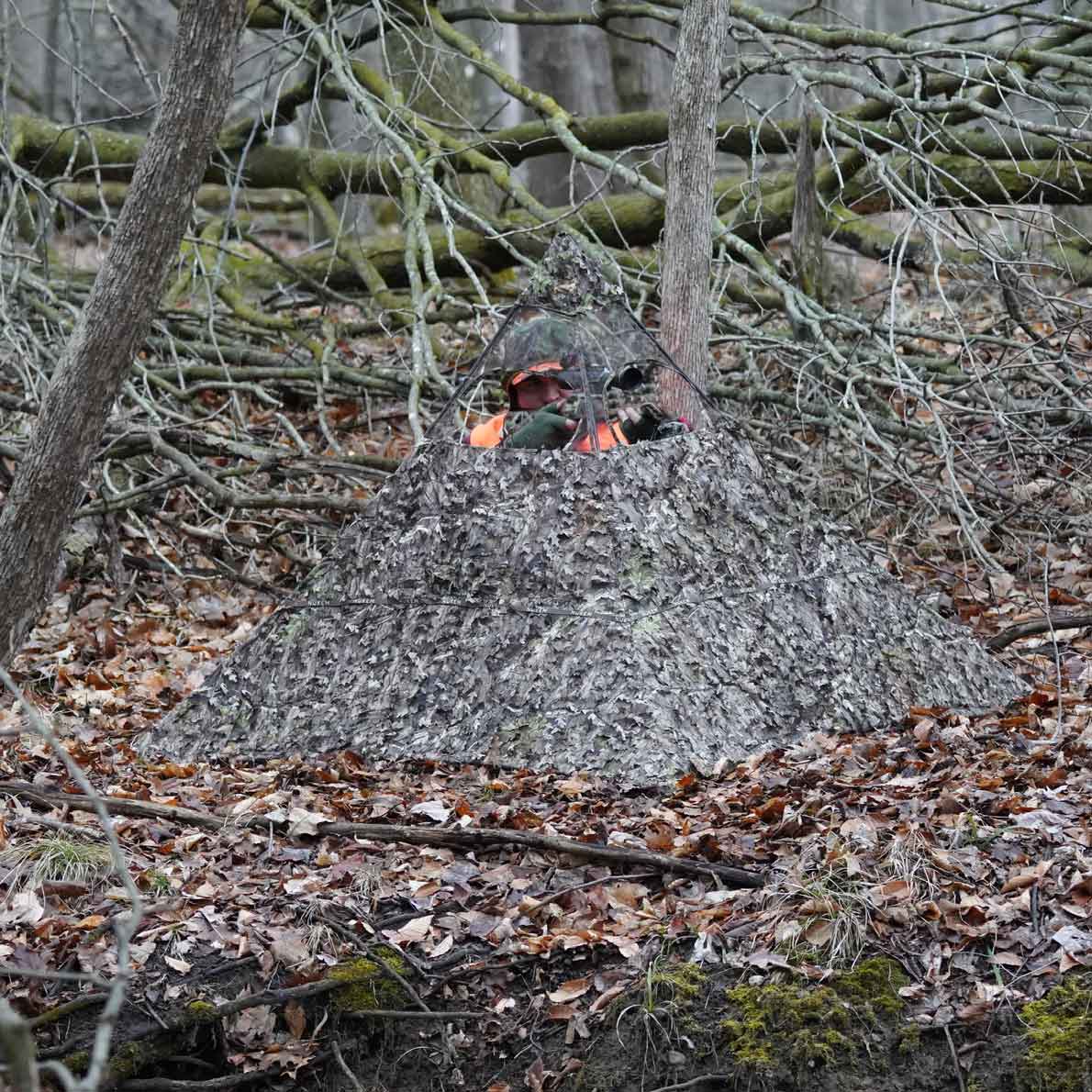 Nukem Hunting Blind - Mossy Oak Country Roots 3D Leafy