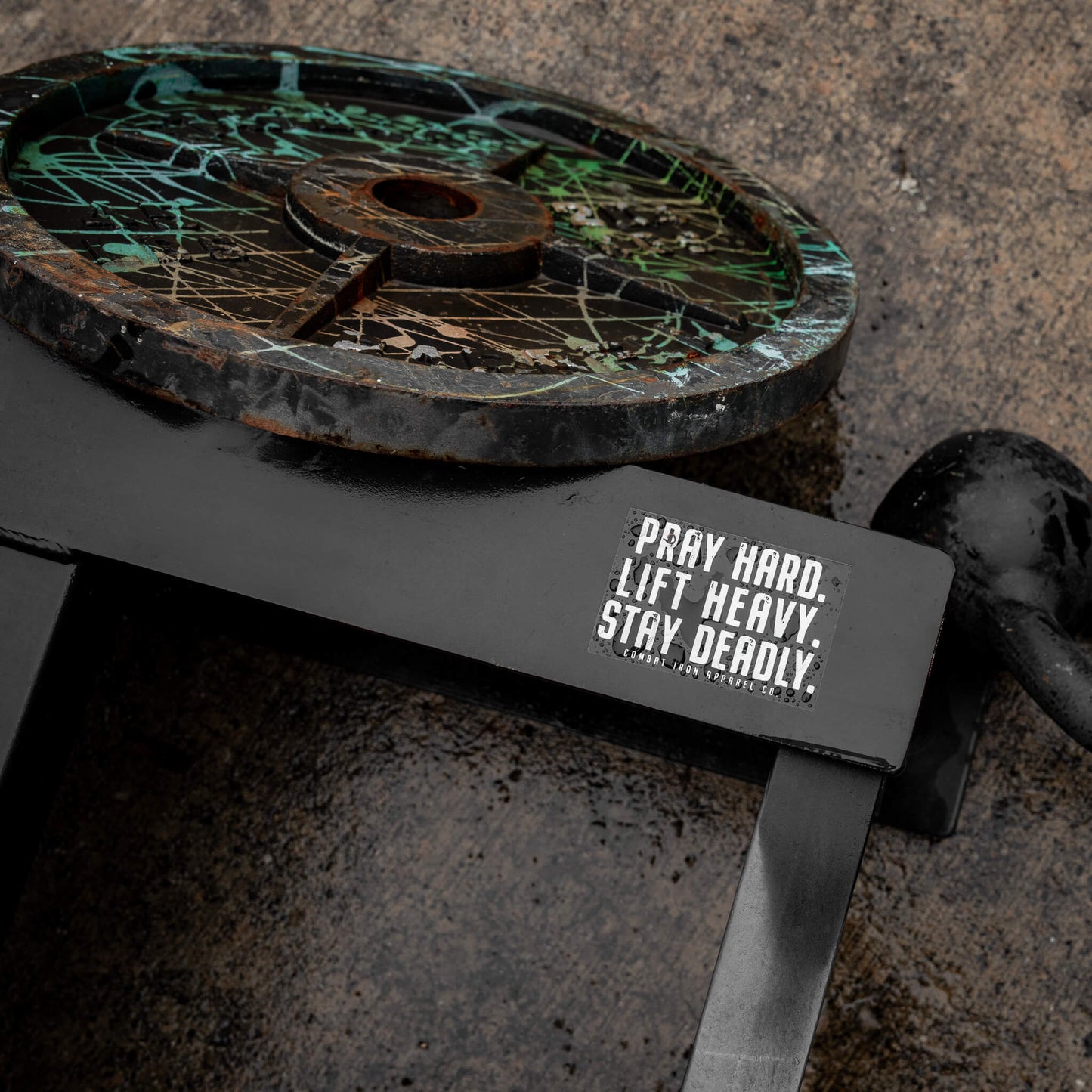 Pray Hard. Lift Heavy. Stay Deadly. Decal