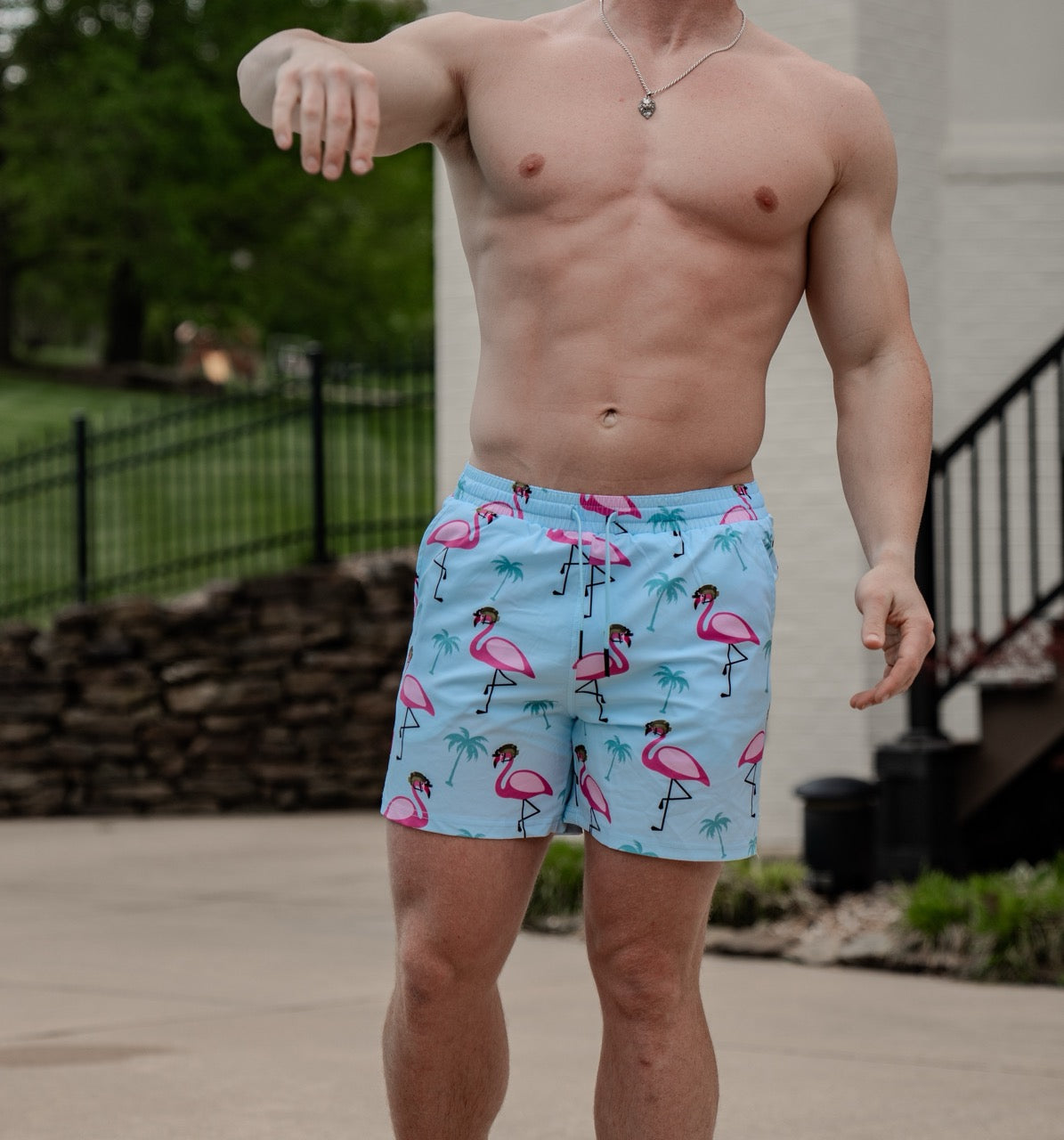 Swim Trunks - Flamingo Team Six