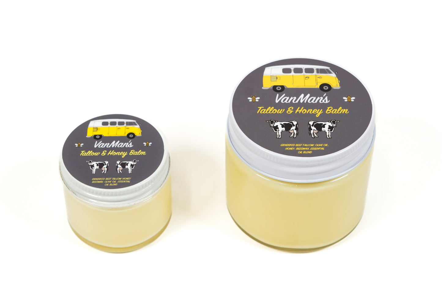 VanMan's Jumbo Tallow & Honey Balm - 6 oz