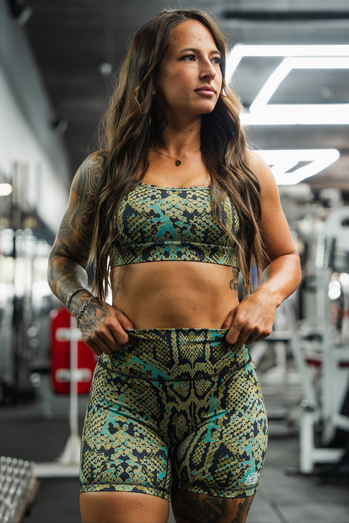 Straight Strap Sports Bra | Lethal Venom