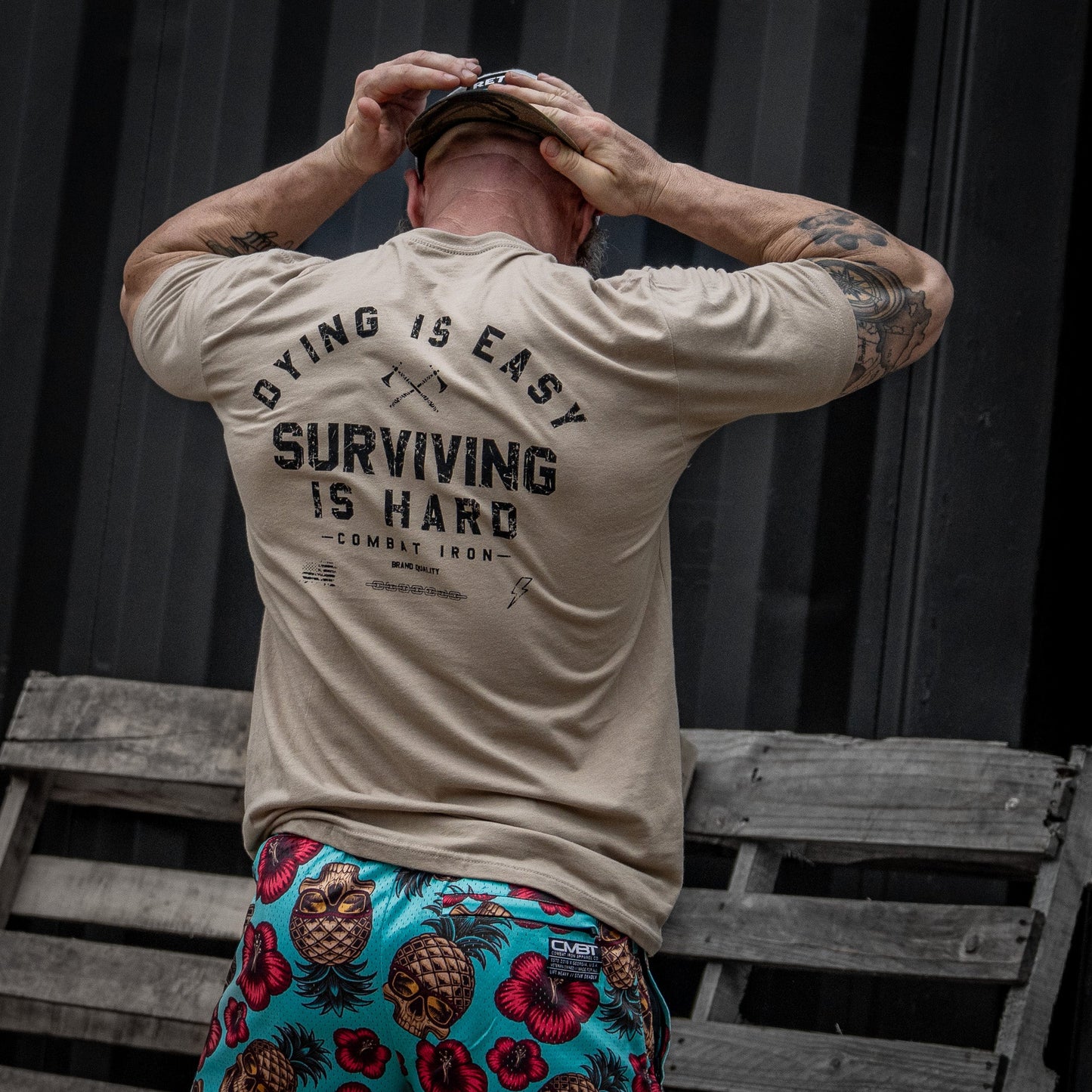 Dying is Easy. Surviving Is Hard Men's T-Shirt