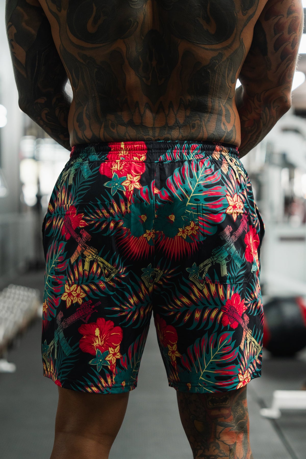 Men's Performance Training Shorts | 5.5"- Tropical Assassin
