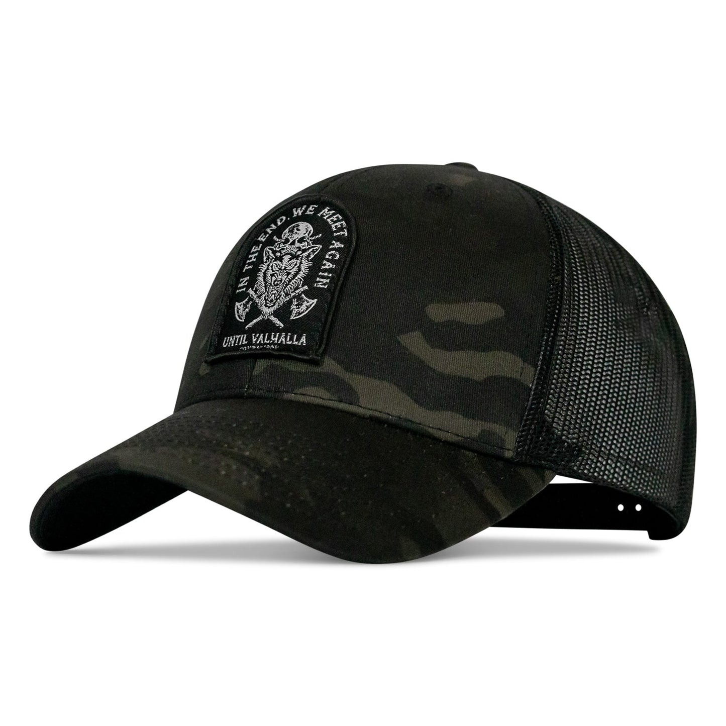 In The End, We Meet Again - Until Valhalla Patch Snapback Hat