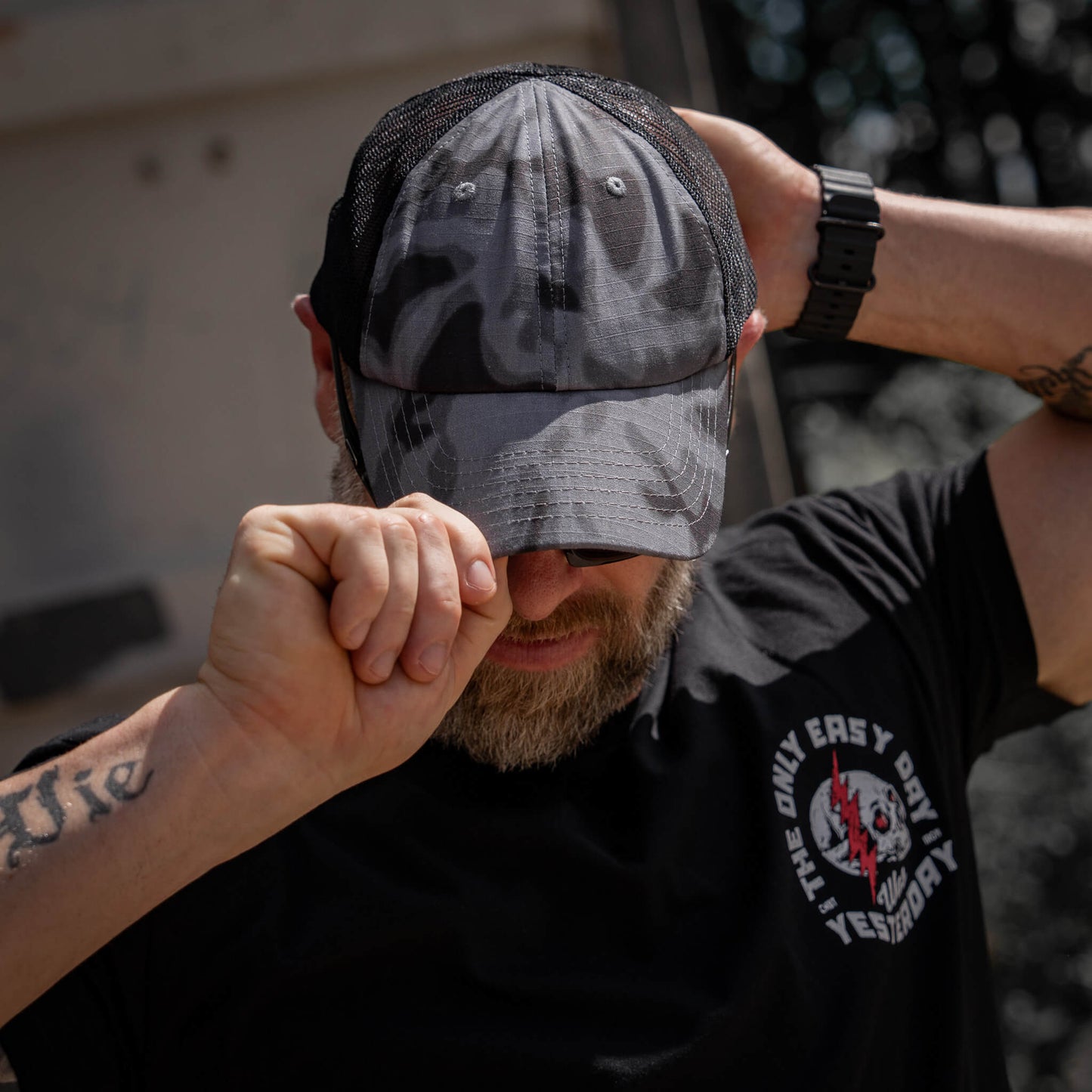 Ripstop Tactical Mesh Snapback Hat [no patch]