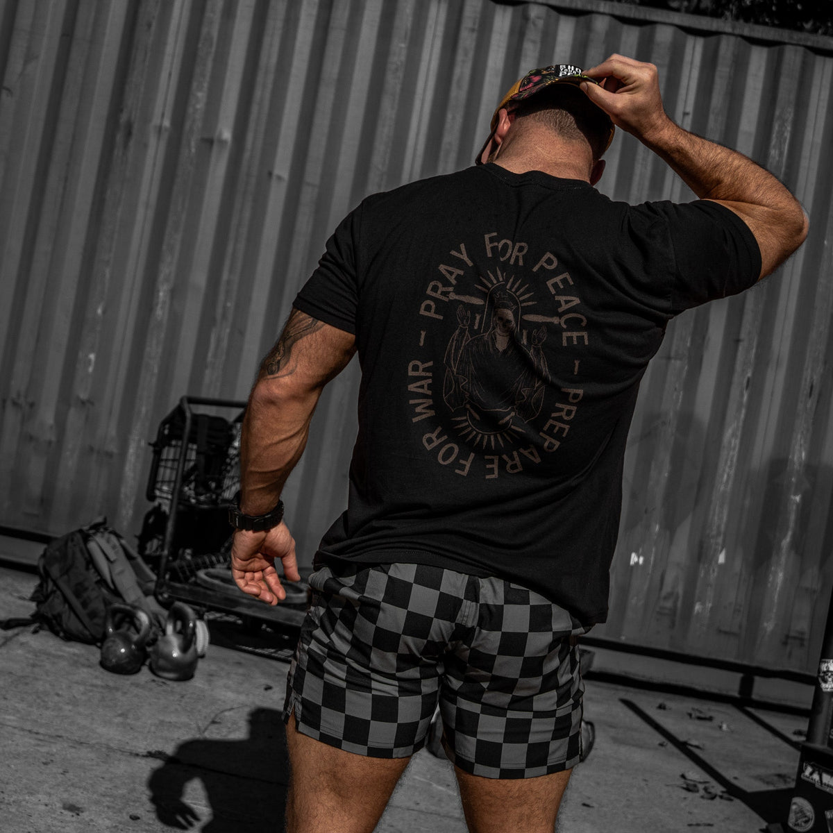 Pray For Peace. Prepare For War. Men's T-Shirt