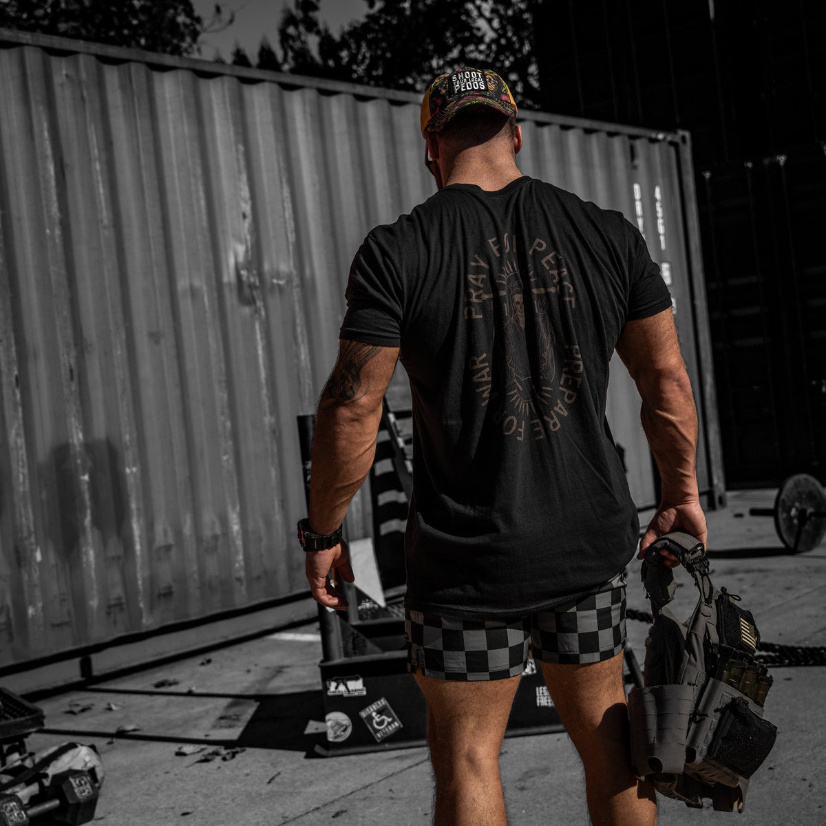 Pray For Peace. Prepare For War. Men's T-Shirt
