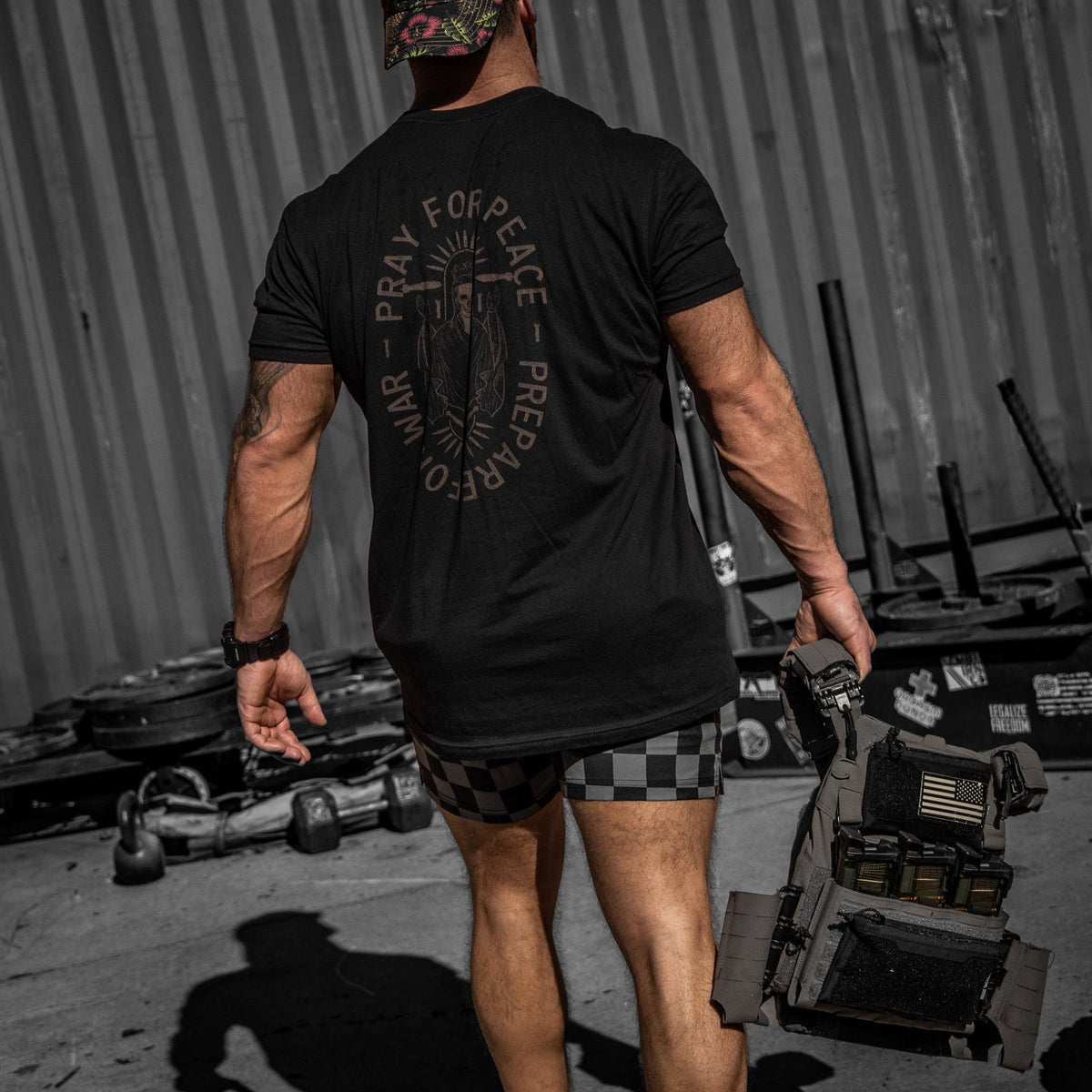 Pray For Peace. Prepare For War. Men's T-Shirt