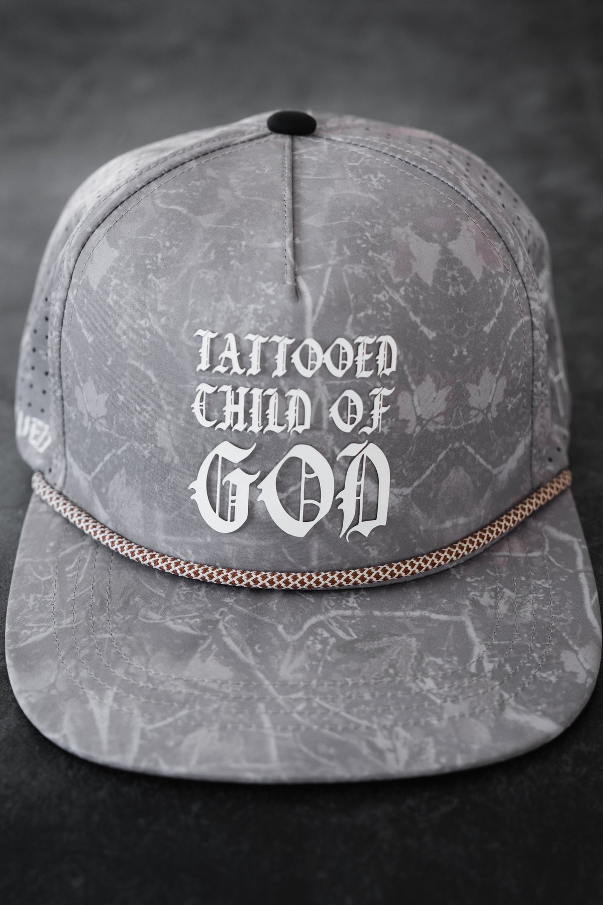 Tattooed Child of God Deadwood Camo PVC Snapback